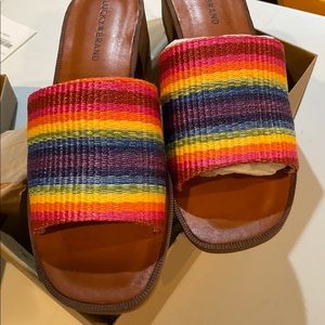 Lucky Brand Slides. Brand new in box. Size 9.5